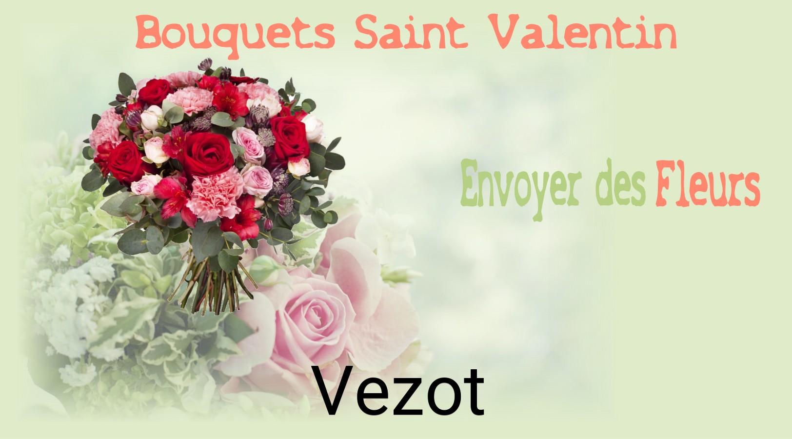 Roses de Saint-Valentin livrées à Vezot
